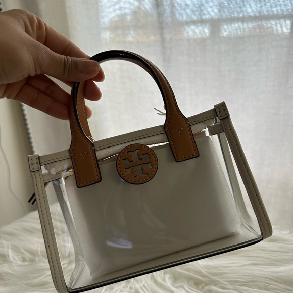 Tory Burch Ella Nylon Clear Mini Tote Bag
Crossbody Clear Brown - Picture 2 of 11